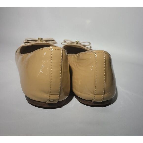 Tory Burch Tan Patient Flats 10.5M - Picture 4 of 9